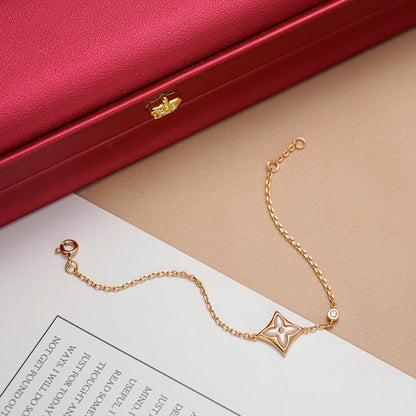 [Stars Jewelry]STAR 1 DIAMOND PINK GOLD BRACELET