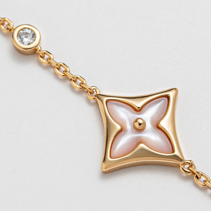 [Stars Jewelry]STAR 1 DIAMOND PINK GOLD BRACELET