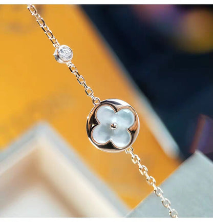 [Stars Jewelry]SUN MOP GOLD 1 DIAMOND NECKLACE