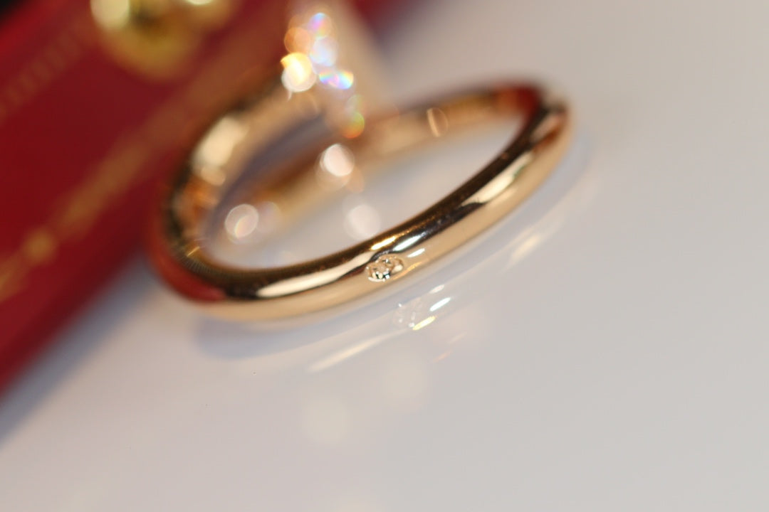 [Stars Jewelry]JUSTE RING 2.65MM GOLD DIAMOND