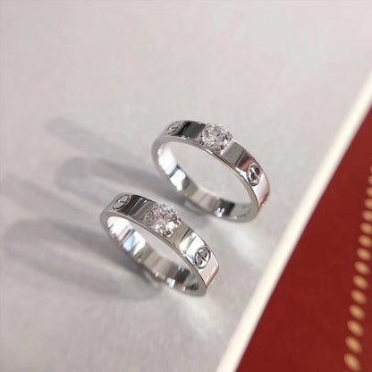 [Stars Jewelry]LOVE RING 3.6MM 1 BIG DIAMOND