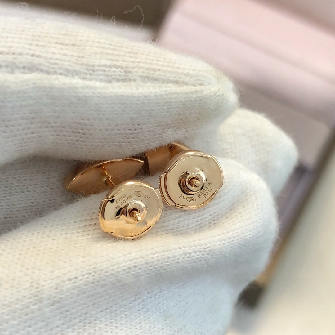 [Stars Jewelry]DREAM EARRINGS 3 MOTIFS ONYX MOP PINK GOLD