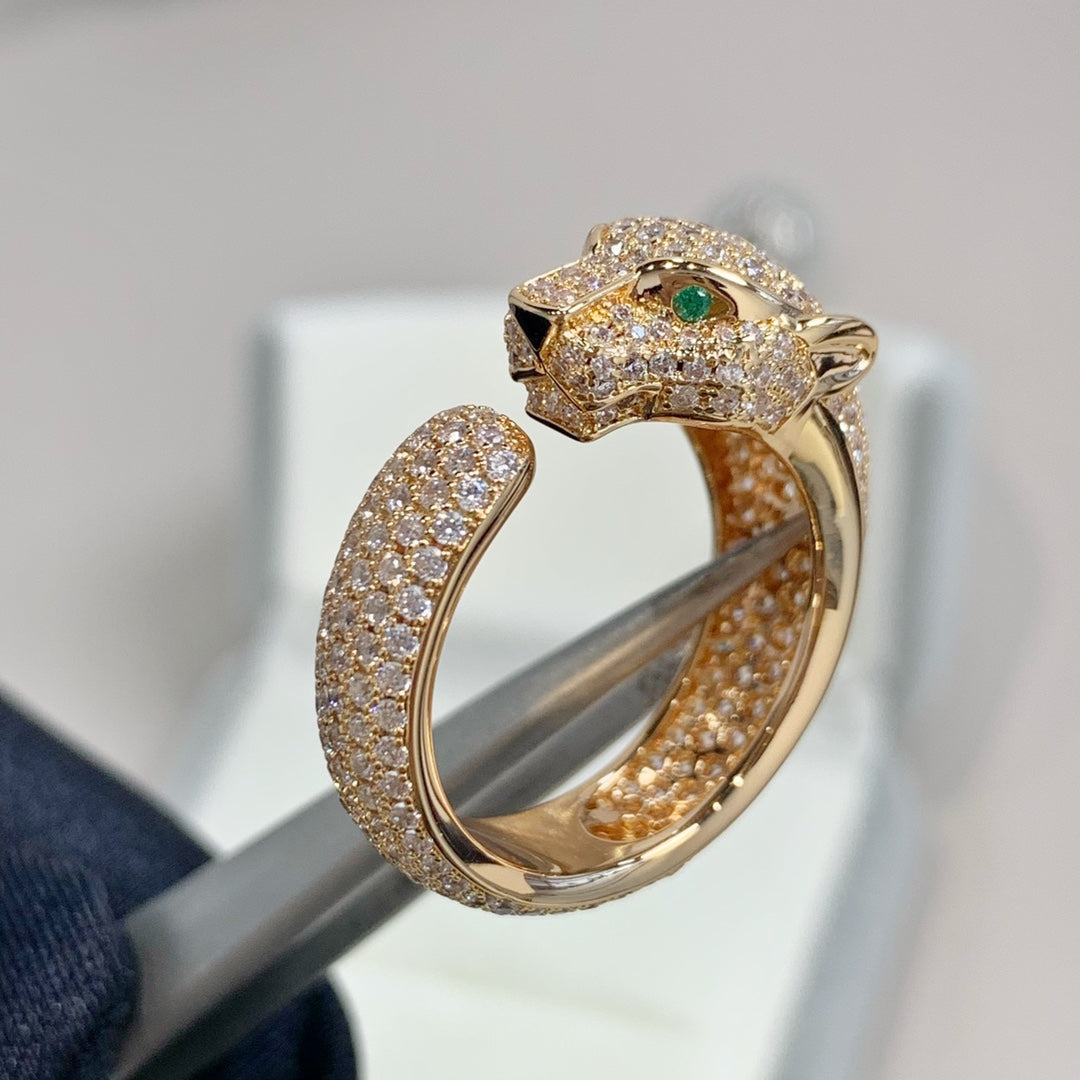 [Stars Jewelry]PANTHERE PINK GOLD DIAMOND RING