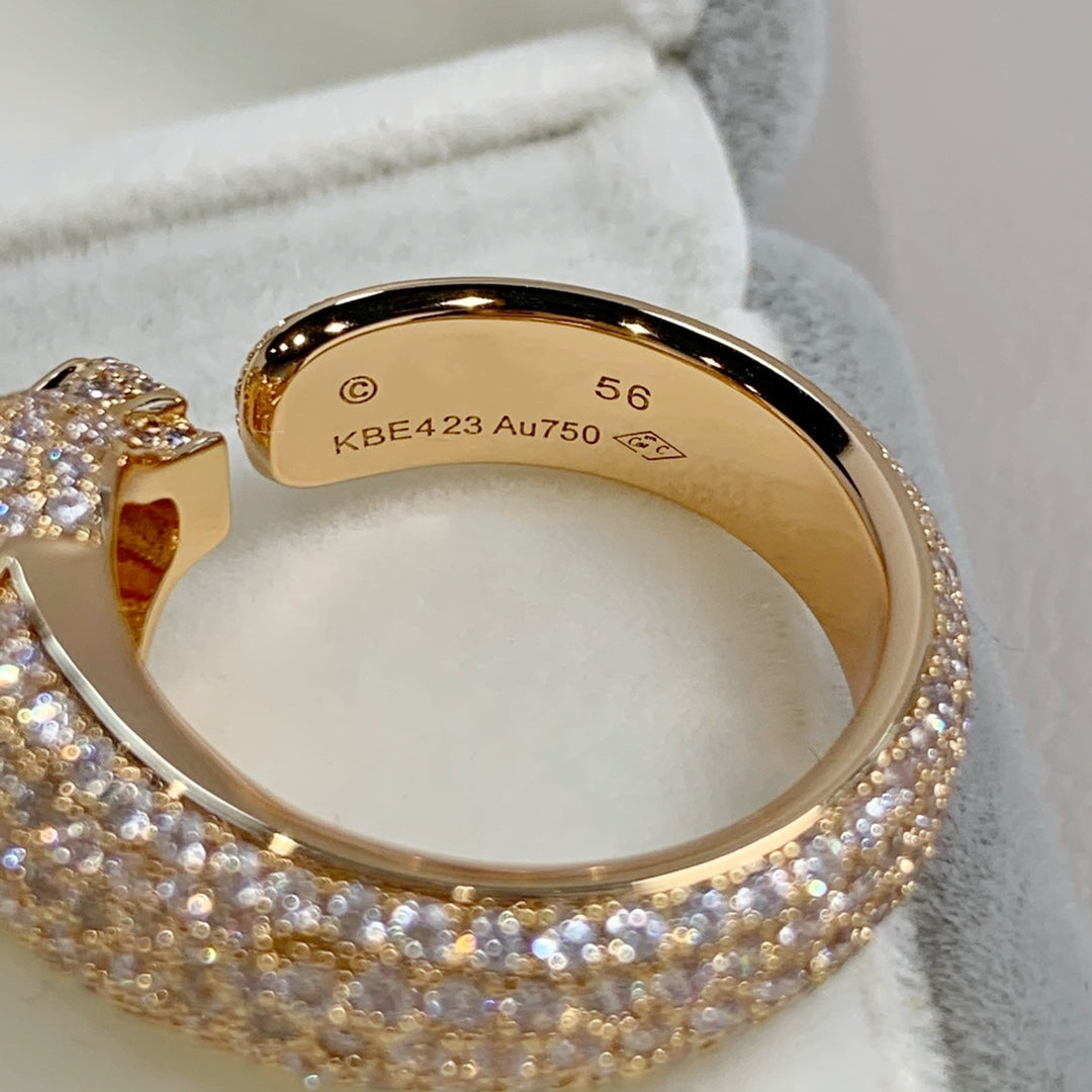 [Stars Jewelry]PANTHERE PINK GOLD DIAMOND RING