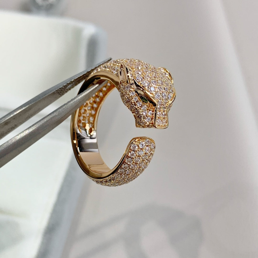 [Stars Jewelry]PANTHERE PINK GOLD DIAMOND RING