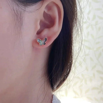 [Stars Jewelry]BUTTERFLY DARK MOP  EARRINGS