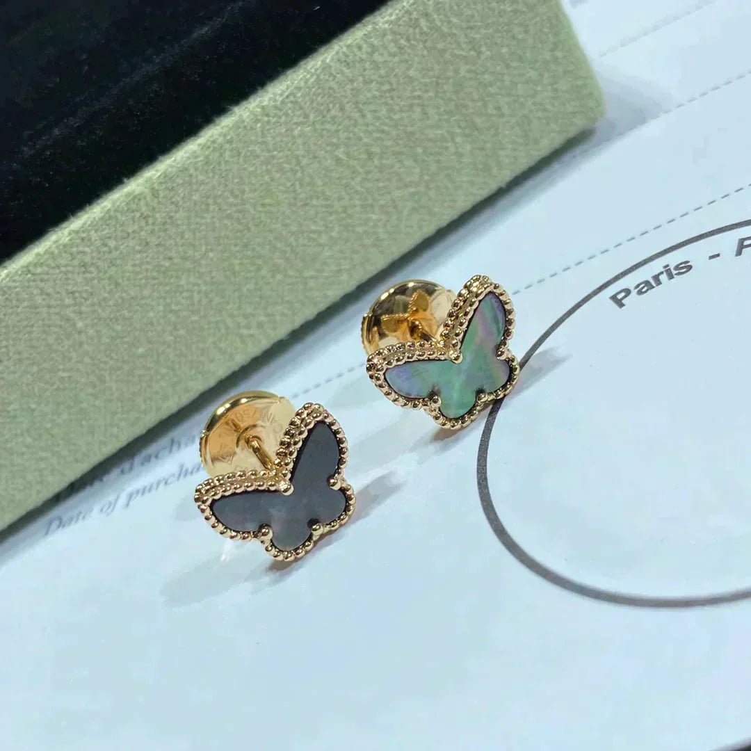[Stars Jewelry]BUTTERFLY DARK MOP  EARRINGS