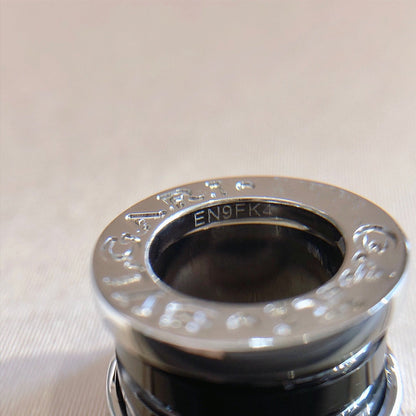 [Stars Jewelry]ZERO 1 BLACK CERAMIC SILVER NECKLACE