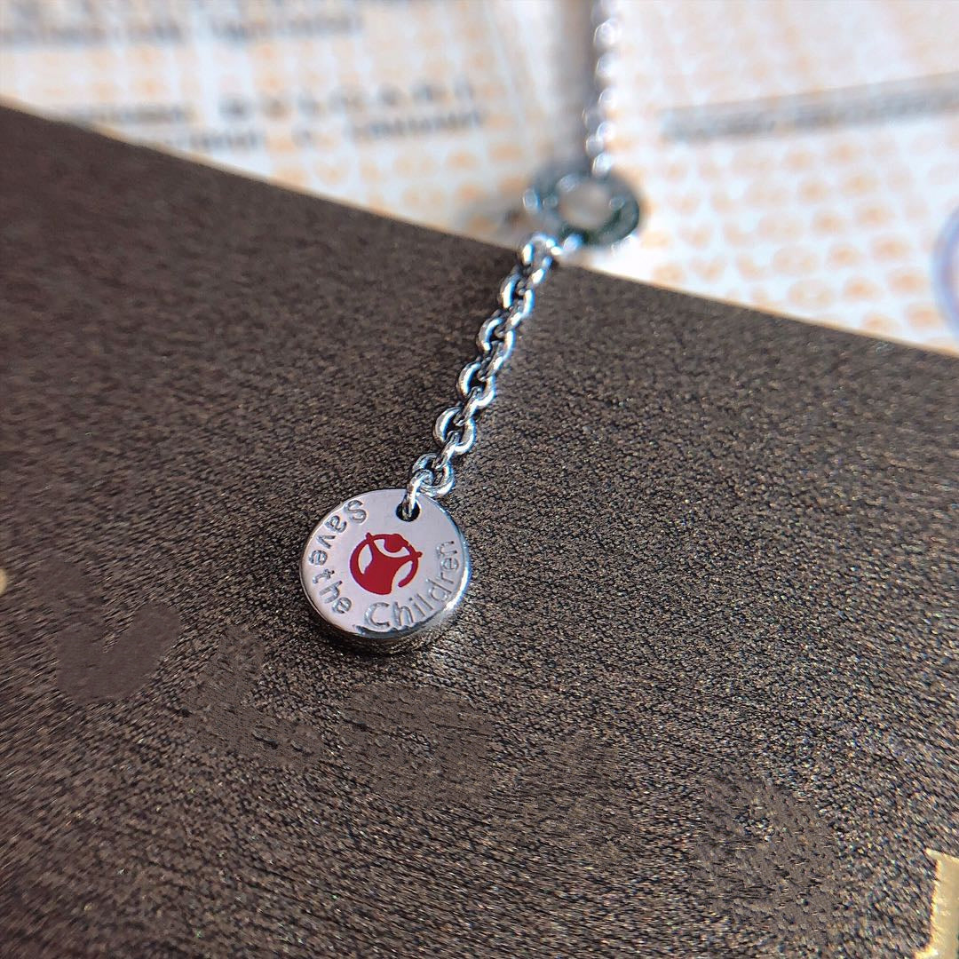 [Stars Jewelry]ZERO 1 BLACK CERAMIC SILVER NECKLACE