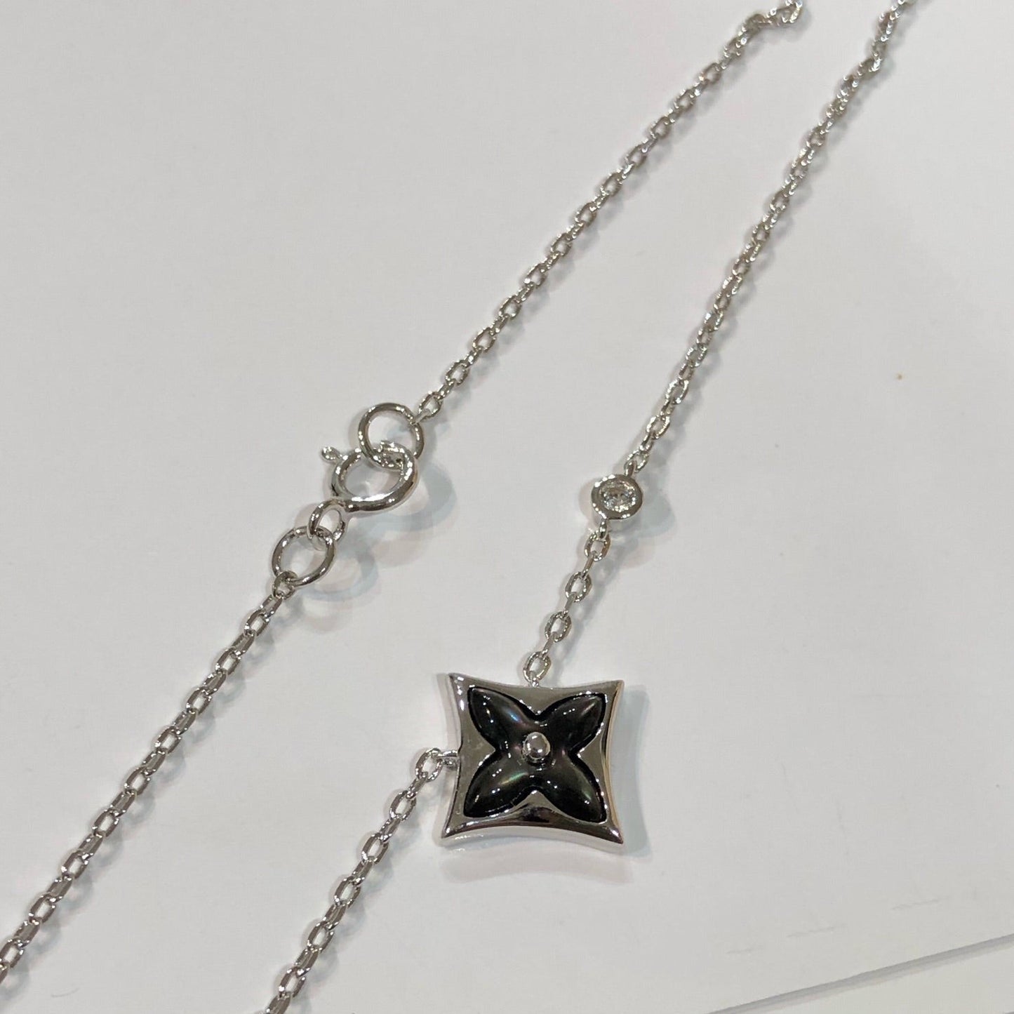 [Stars Jewelry]STAR BLACK MOP NECKLACE