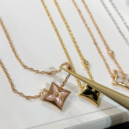 [Stars Jewelry]STAR BLACK MOP NECKLACE