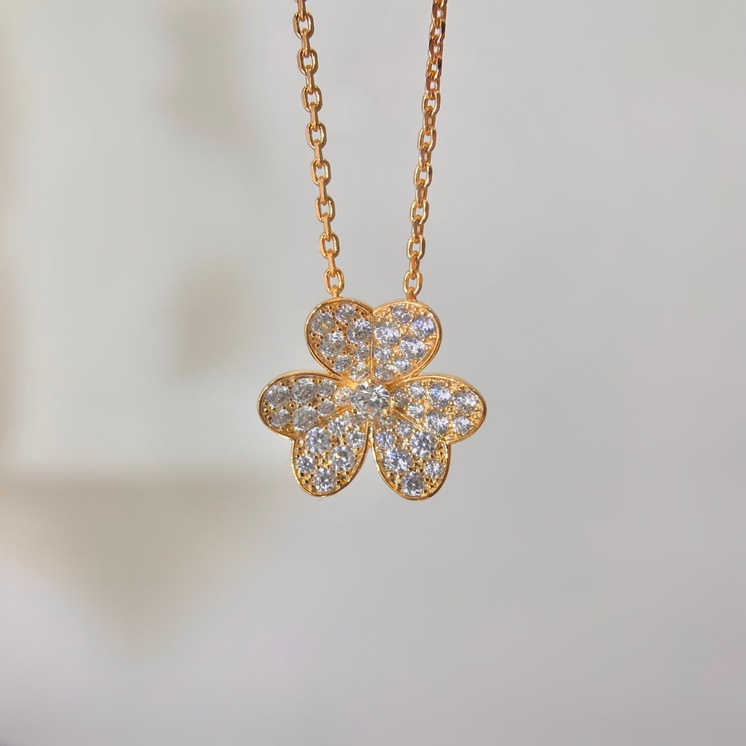 [Stars Jewelry]FLOWER DIAMOND NECKLACE