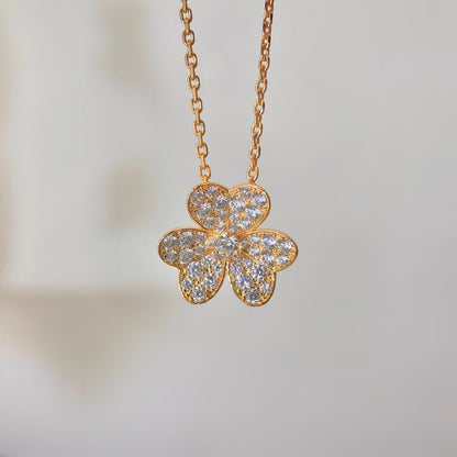 [Stars Jewelry]FLOWER DIAMOND NECKLACE
