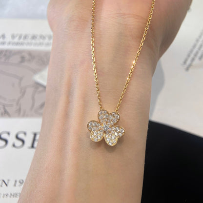 [Stars Jewelry]FLOWER DIAMOND NECKLACE