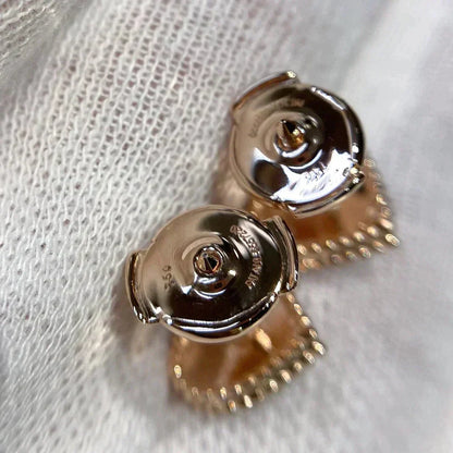 [Stars Jewelry]HEART CARNELIAN STUD EARRINGS