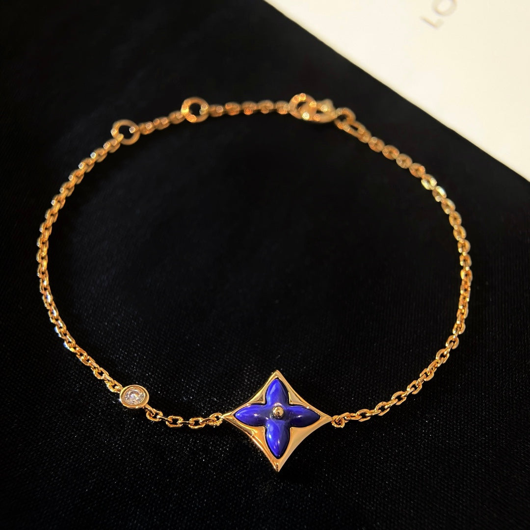[Stars Jewelry]COLOR STAR PINK GOLD DIAMOND BRACELET