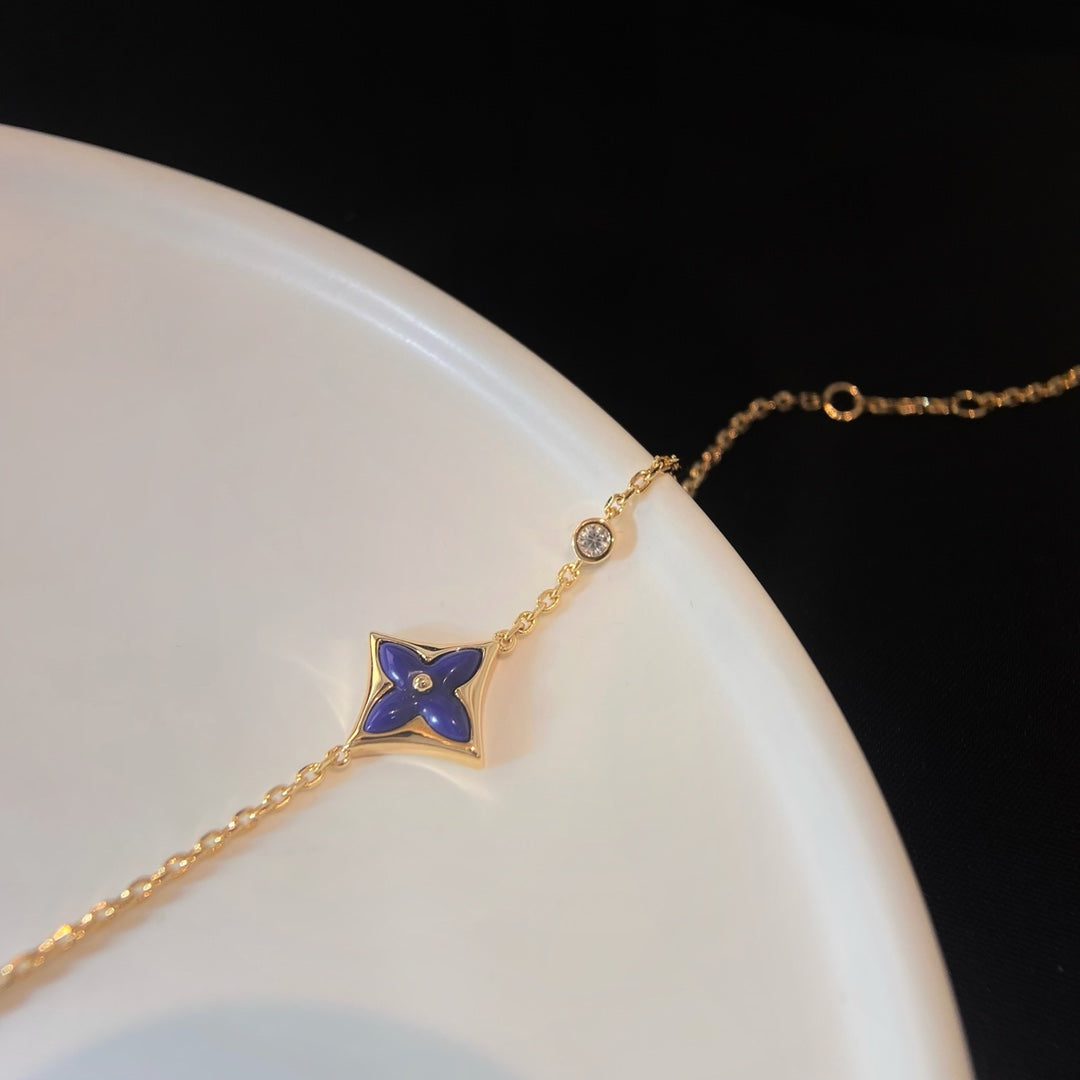 [Stars Jewelry]COLOR STAR PINK GOLD DIAMOND BRACELET