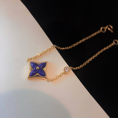 [Stars Jewelry]COLOR STAR PINK GOLD DIAMOND BRACELET