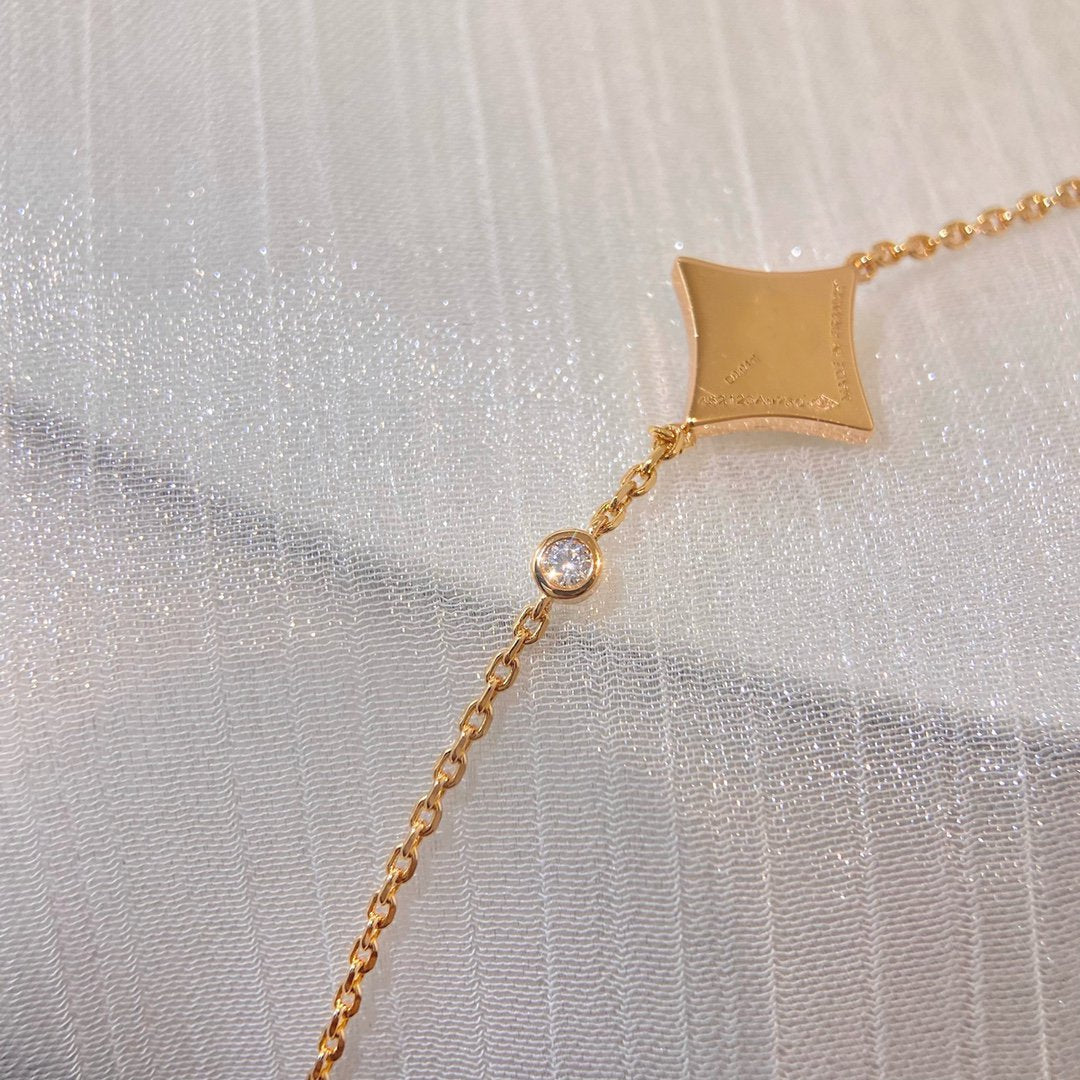 [Stars Jewelry]COLOR STAR PINK GOLD DIAMOND BRACELET