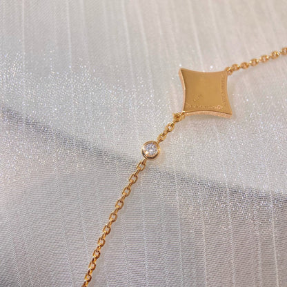 [Stars Jewelry]COLOR STAR PINK GOLD DIAMOND BRACELET