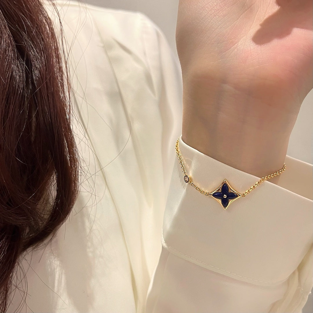 [Stars Jewelry]COLOR STAR PINK GOLD DIAMOND BRACELET