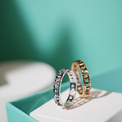 [Stellar jewels]T TRUE 3.5MM PINK GOLD RING