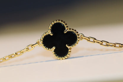 [Stars Jewelry]CLOVER 20 MOTIFS ONYX ROSE GOLD