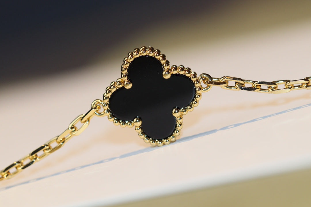 [Stars Jewelry]CLOVER 20 MOTIFS ONYX ROSE GOLD