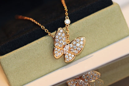 [Stars Jewelry]BUTTERFLY DIAMOND NECKLACE