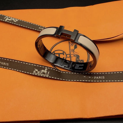 [Stars Jewelry]H BRACELET 12MM BLACK BEIGE CERAMIC