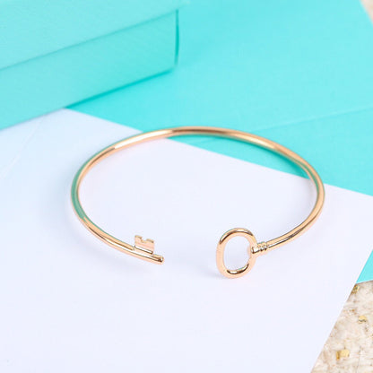 [Stellar jewels]KEY WIRE OVAL BRACELET