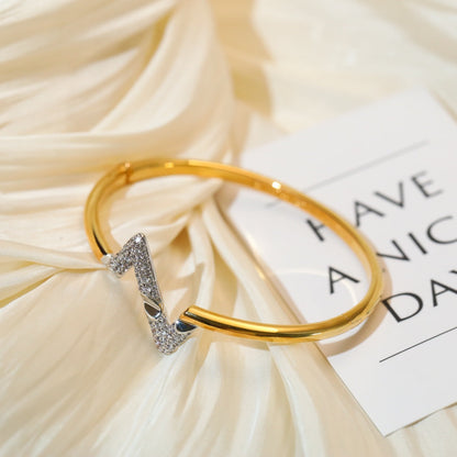 [Stars Jewelry]VOLTE UPSITE DOWN GOLD DIAMOND BRACELET