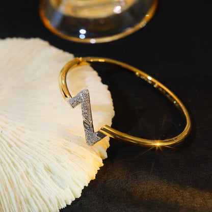 [Stars Jewelry]VOLTE UPSITE DOWN GOLD DIAMOND BRACELET