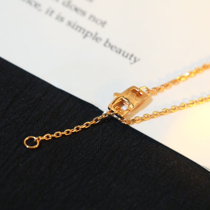 [Stars Jewelry]STAR AND SUN DIAMOND PINK GOLD NECKLACE