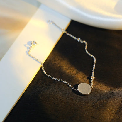 [Stars Jewelry]SUN MOTIF PINK MOP SILVER BRACELET