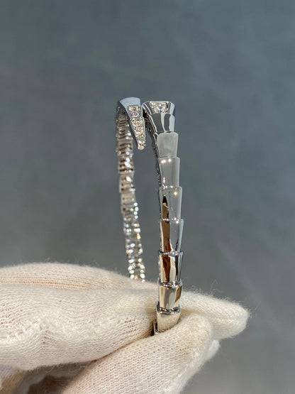 [Stars Jewelry]SERPENTI BRACELET DIAMONDS SILVER