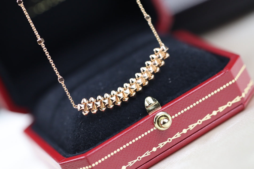 [Stars Jewelry]CLASH PINK GOLD NECKLACE