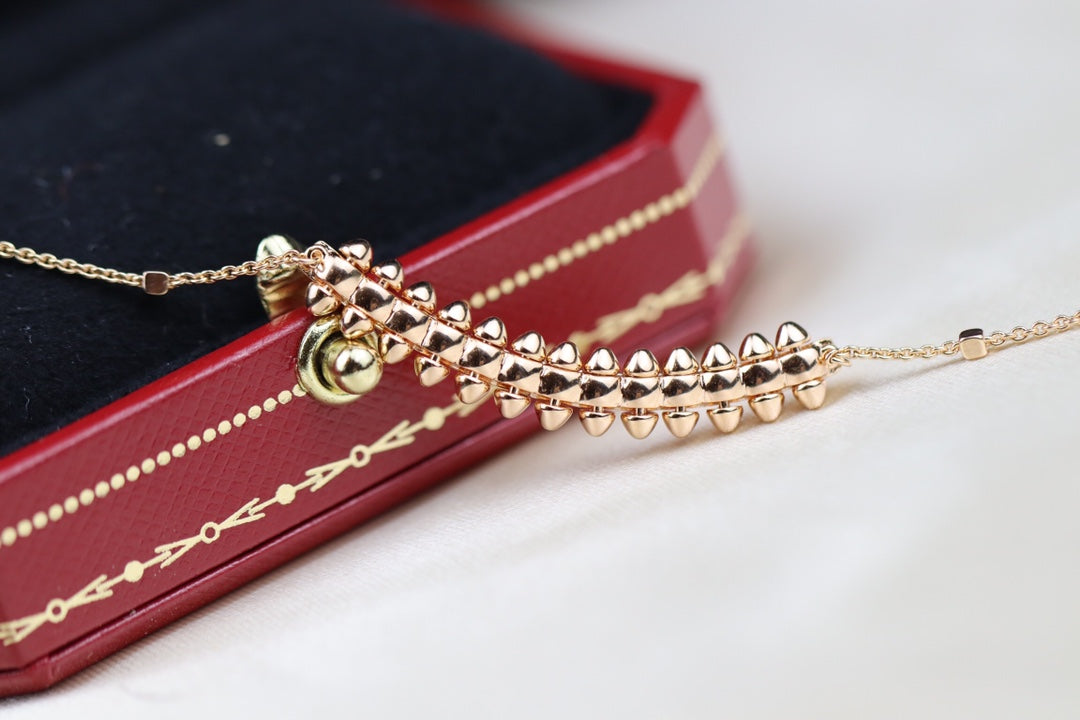 [Stars Jewelry]CLASH PINK GOLD NECKLACE