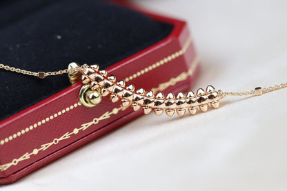 [Stars Jewelry]CLASH PINK GOLD NECKLACE