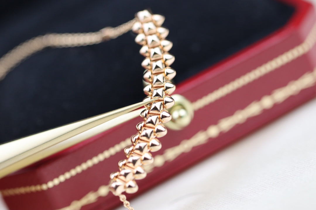 [Stars Jewelry]CLASH PINK GOLD NECKLACE
