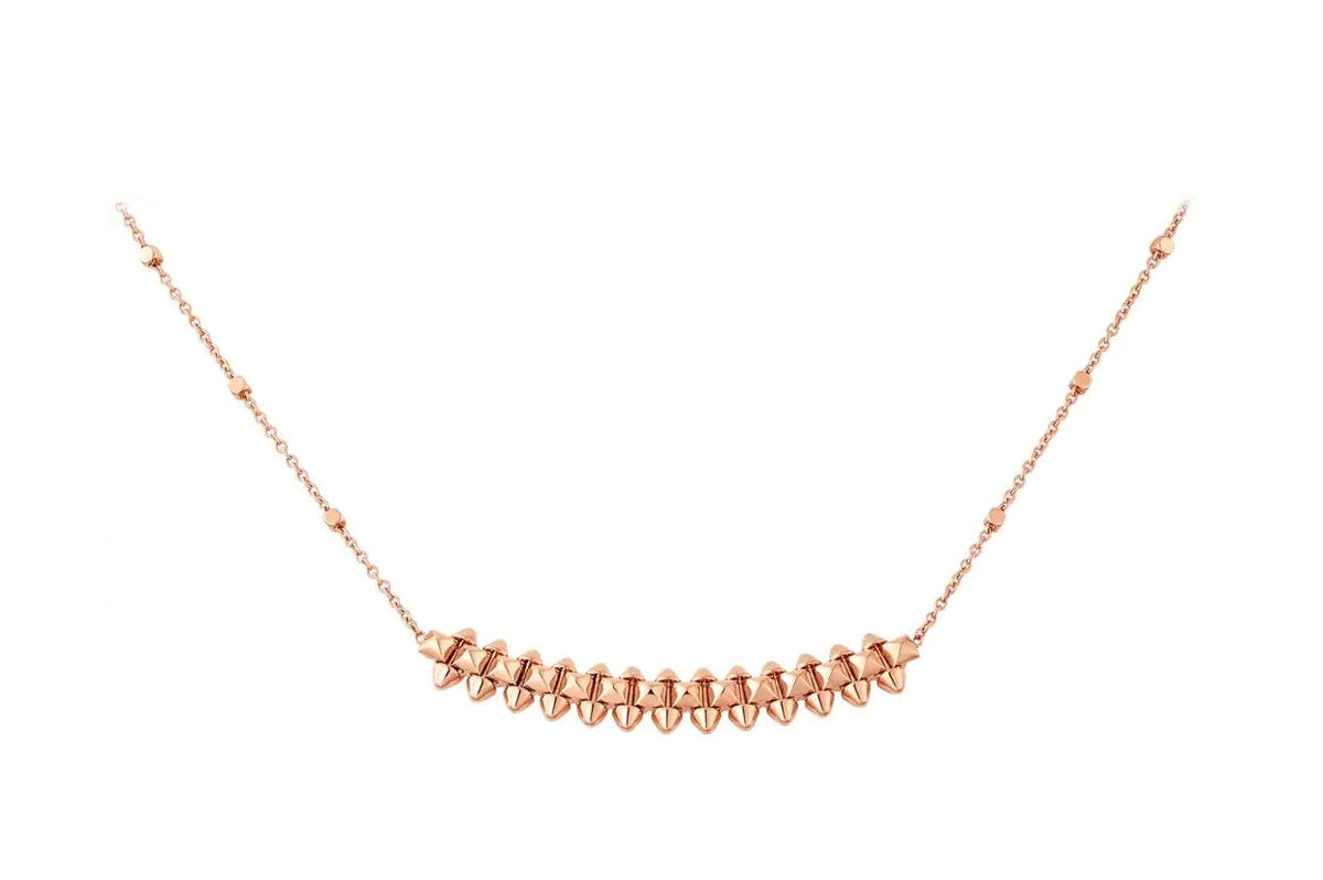 [Stars Jewelry]CLASH PINK GOLD NECKLACE