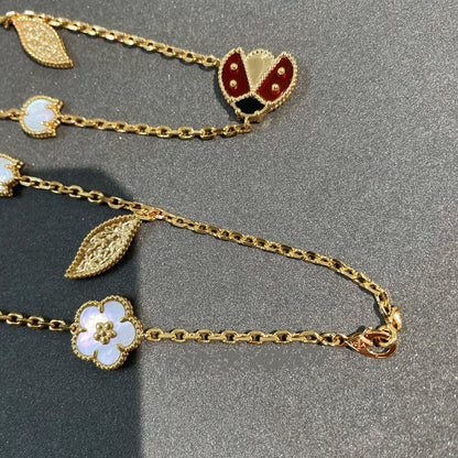 [Stars Jewelry]LUCKY SPRING 15 MOTIFS GOLD NECKLACE