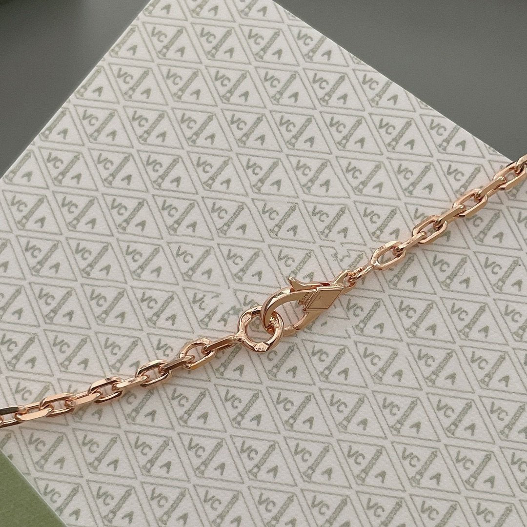 [Stars Jewelry]LUCKY SPRING 15 MOTIFS ROSE GOLD NECKLACE
