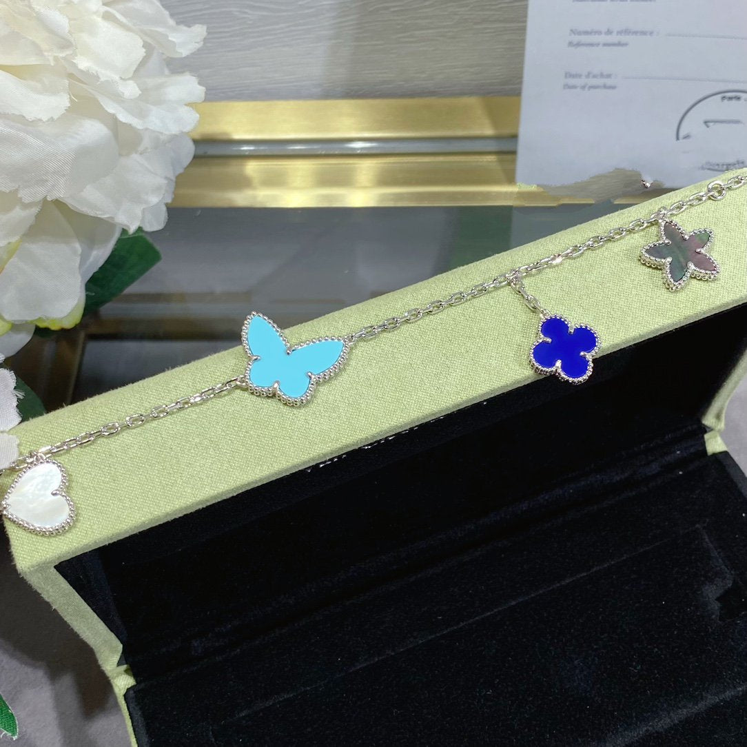 [Stars Jewelry]LUCKY SPRING SILVER BRACELET 4 MOTIF