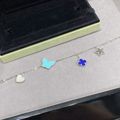 [Stars Jewelry]LUCKY SPRING SILVER BRACELET 4 MOTIF