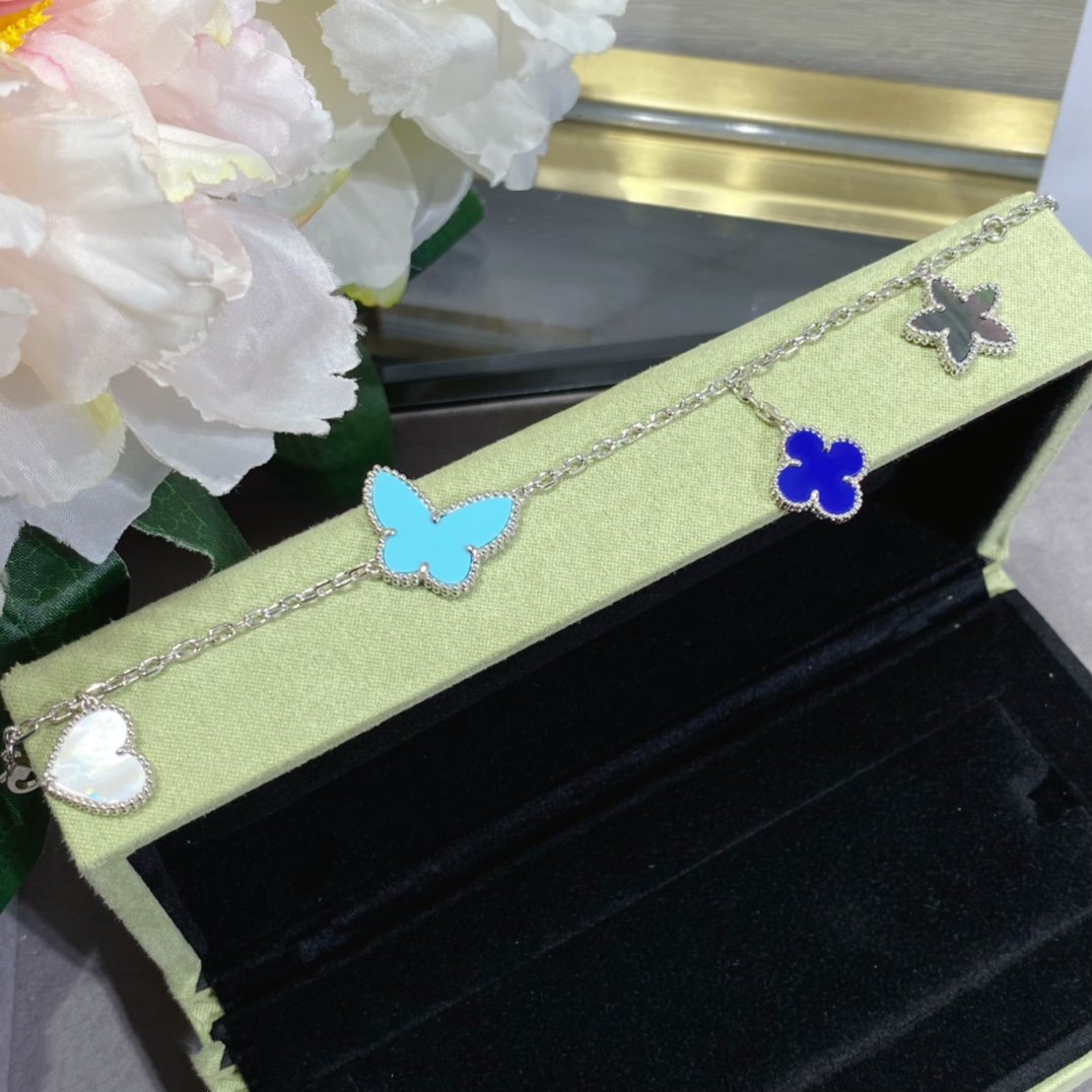 [Stars Jewelry]LUCKY SPRING SILVER BRACELET 4 MOTIF