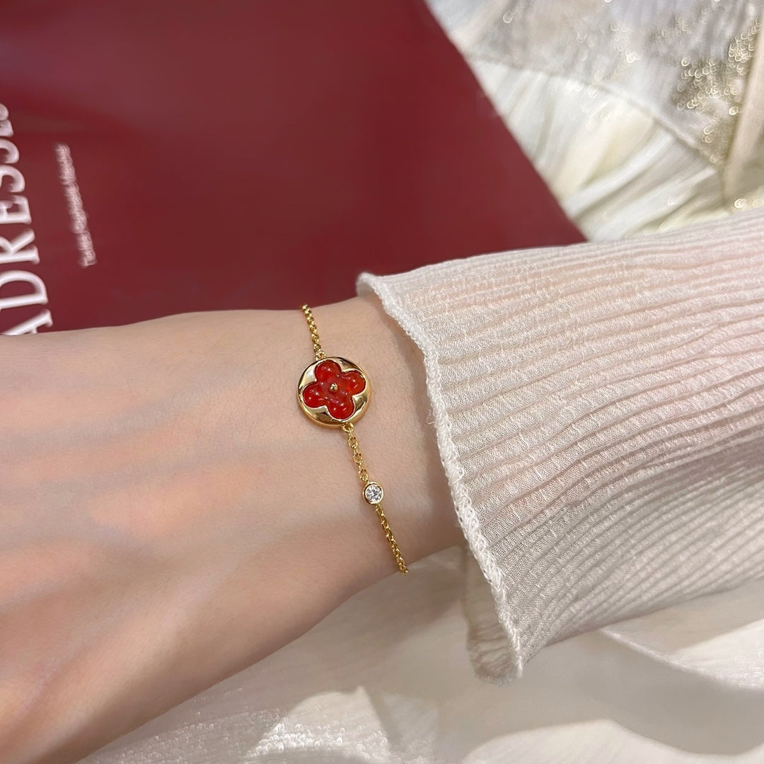 [Stars Jewelry]SUN PEDANT CARNELIAN BRACELET