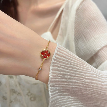 [Stars Jewelry]SUN PEDANT CARNELIAN BRACELET