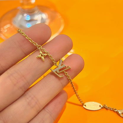 [Stars Jewelry]LOGO STAR MOTIF GOLD BRACELET