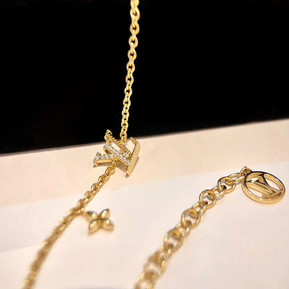 [Stars Jewelry]LOGO STAR MOTIF GOLD BRACELET